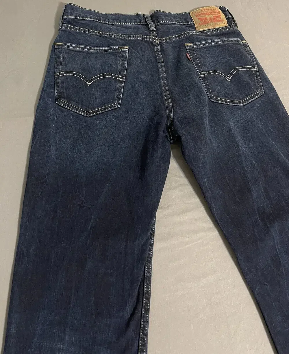 Levi’s 514 Straight Jeans W33 L34 Dark Wash Excellent Condition